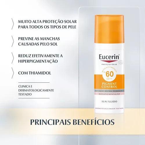 Protetor Solar Facial Sun Pigment Control FPS60 50ml Eucerin