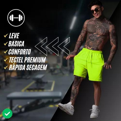 Bermuda Tectel Masculino Leve Fresca Bolsos Frontais COMPRE 1 LEVE 2!