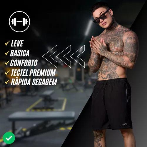 Bermuda Tectel Masculino Leve Fresca Bolsos Frontais COMPRE 1 LEVE 2!