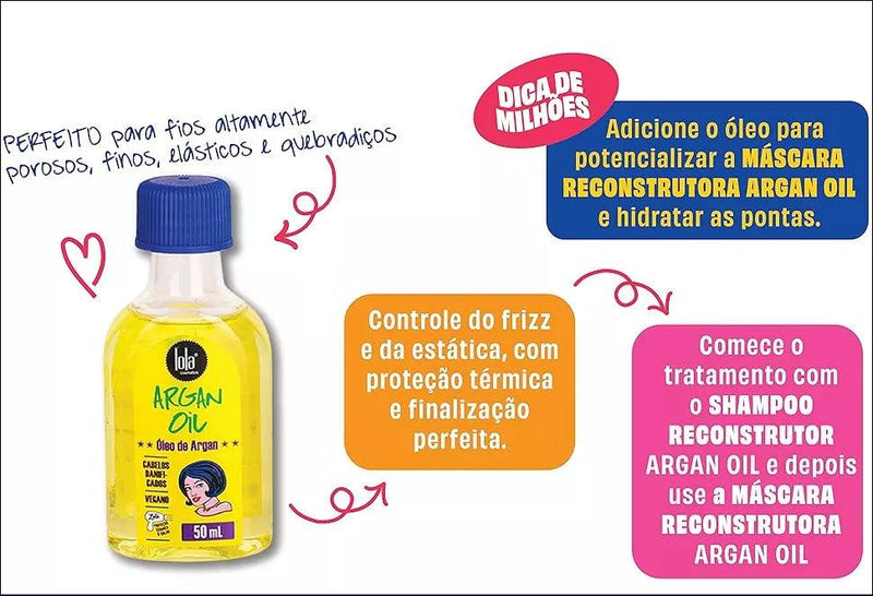 OFERTA!!! Óleo Capilar Argan Oil 50ml COMPRE 5 LEVE 8!