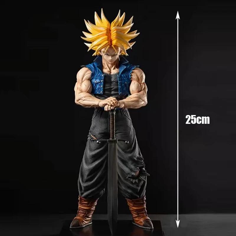 DBZ Super Action Estátua de Trunks para Colecionadores e Crianças