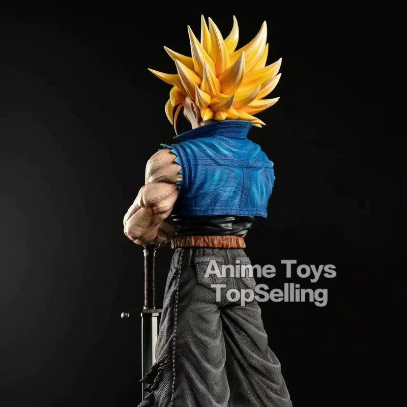 DBZ Super Action Estátua de Trunks para Colecionadores e Crianças